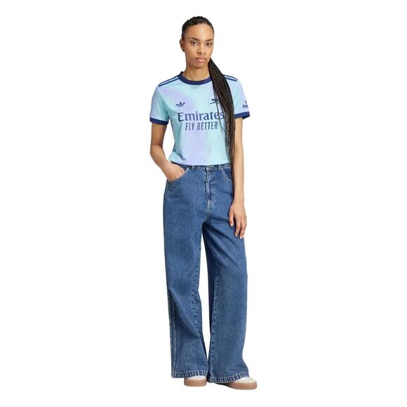 Adidas Arsenal 24/25 Alternate Blue Soccer Jersey Third Kit Women Medium IS8114 - Picture 10 of 11